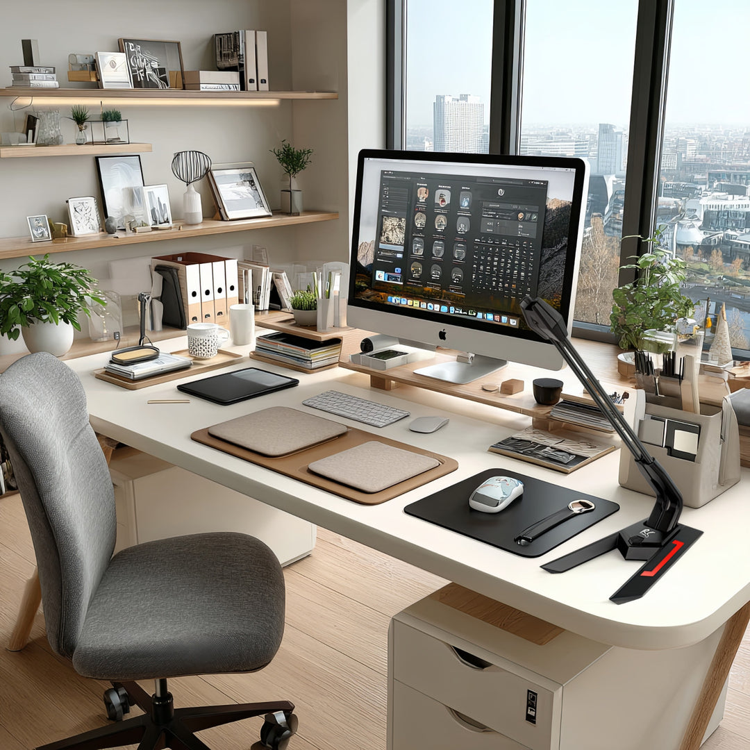 USB LED-gamingmicrofoon YouTube-streaming 1,5 m Gevoeligheid 21 dB + 3 dB NanoRS RS710