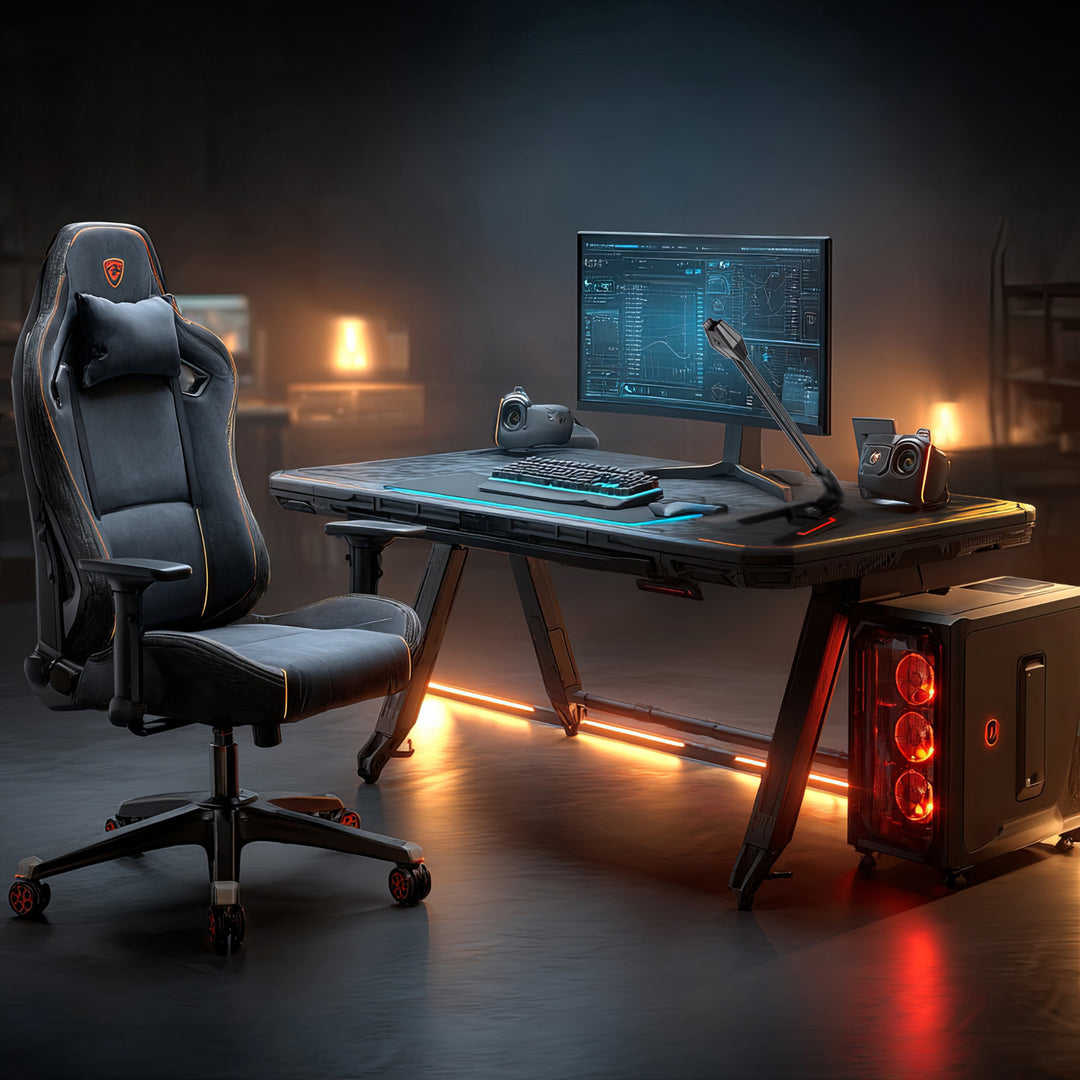 USB LED-gamingmicrofoon YouTube-streaming 1,5 m Gevoeligheid 21 dB + 3 dB NanoRS RS710