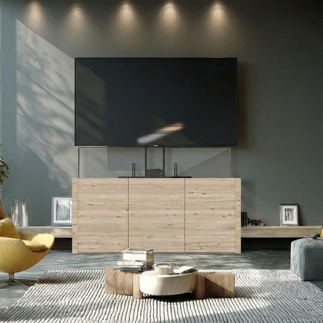 TV ondersteuning 37-65" max 50kg max VESA 600x400 in hoogte verstelbaar met Maclean MC-866 afstandsbediening