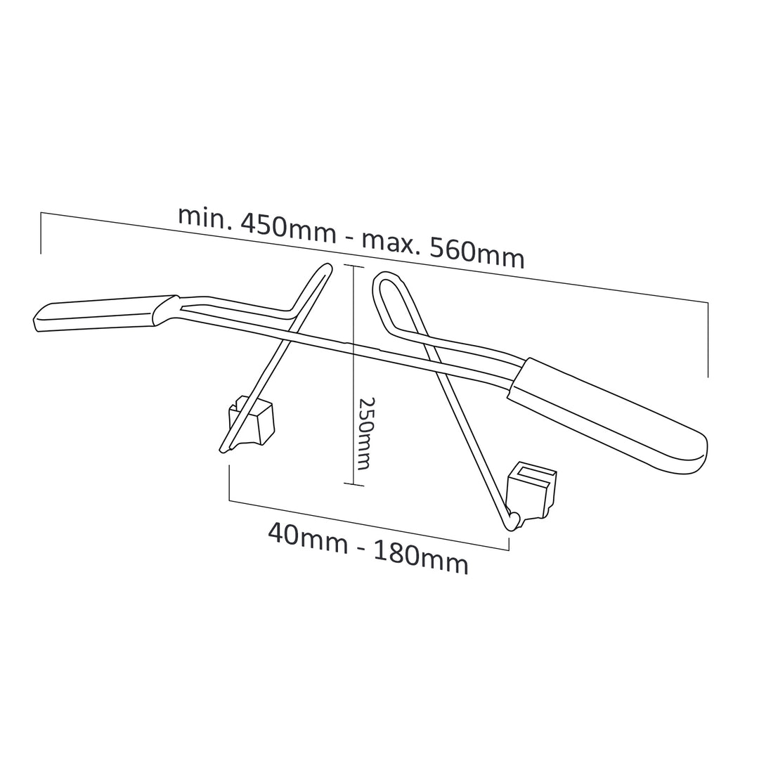 Cintre universel pour voiture monté sur l'appui-tête Maclean  MC-870