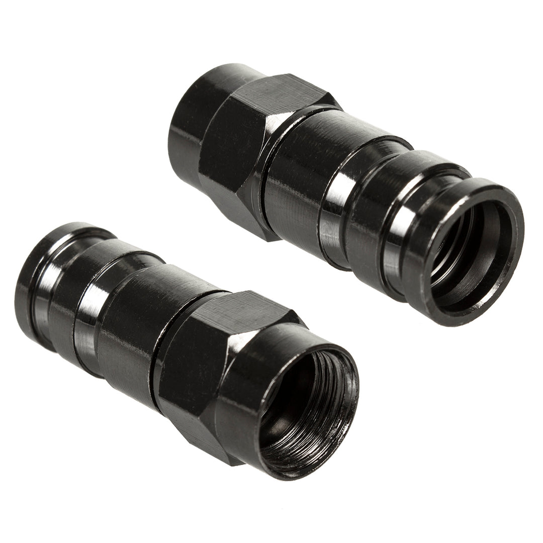 Connecteur fiche F à compression RG-6 nickel noir Maclean MCTV-916