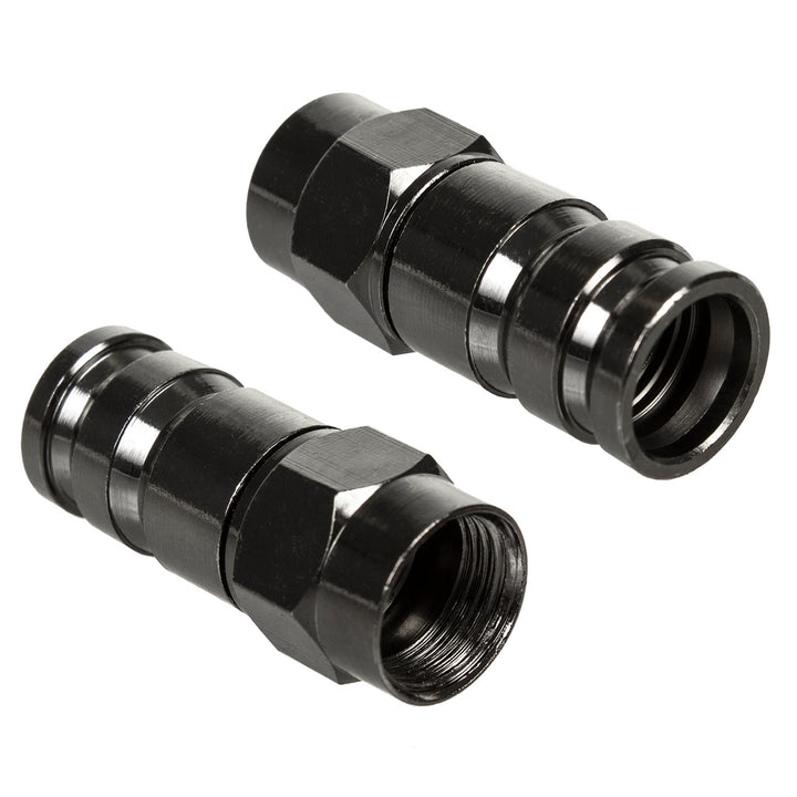 Connecteur fiche F à compression RG-6 nickel noir Maclean MCTV-916