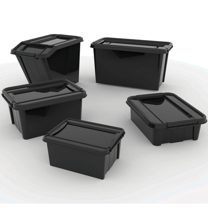 Conteneur avec couvercle PlastTeam ProBox Recycle QR 14L