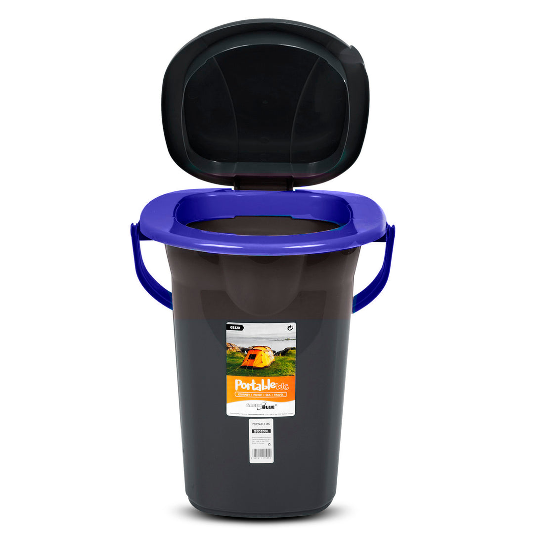 Toilette de voyage GreenBlue GB320BB noir et bleu marine