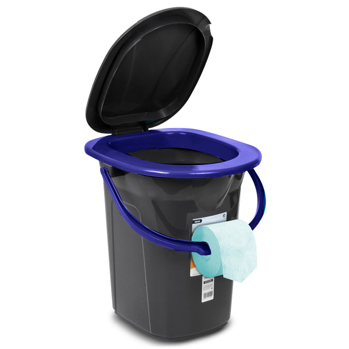 Toilette de voyage GreenBlue GB320BB noir et bleu marine