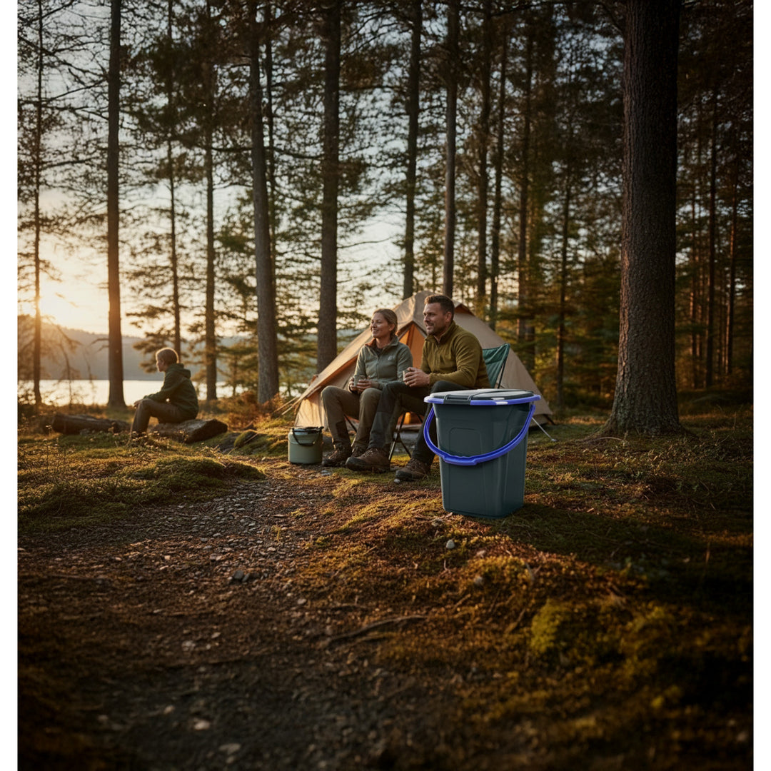 GreenBlue GB320BB Zwart en Marineblauw Reistoilet