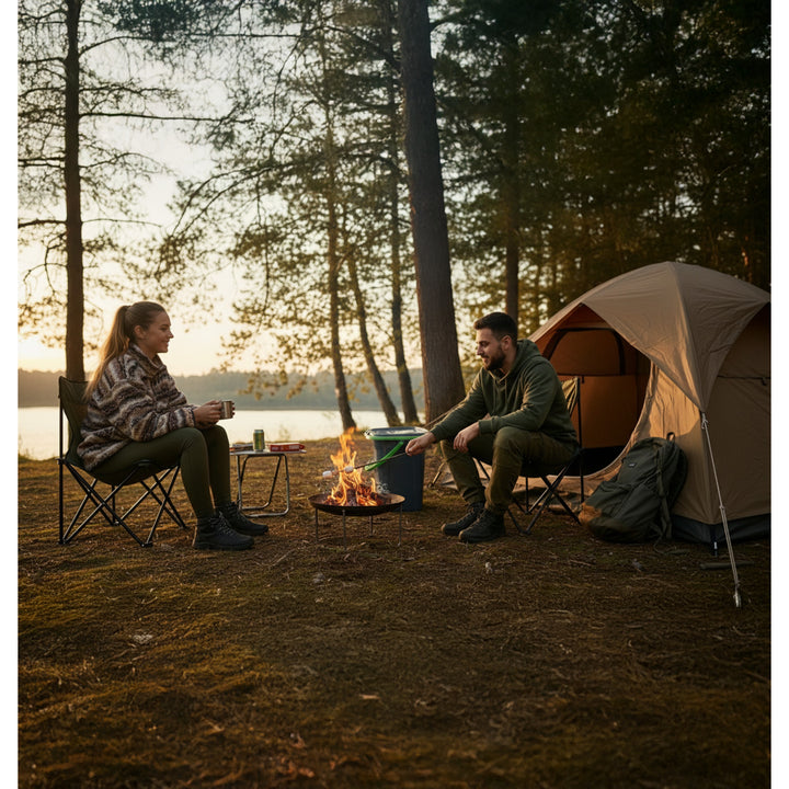 GreenBlue GB320BG Zwart en Groen Toeristentoilet