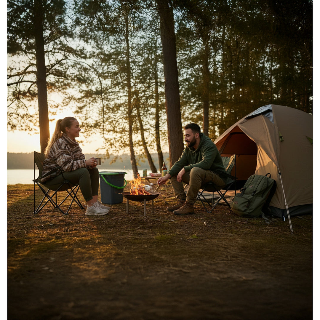 GreenBlue GB320BG Zwart en Groen Toeristentoilet