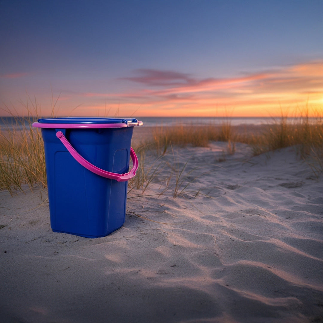 GreenBlue GB320BR Reistoilet, Marineblauw en Roze