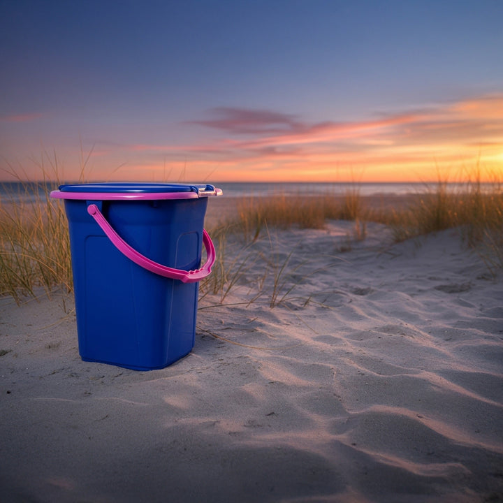 GreenBlue GB320BR Reistoilet, Marineblauw en Roze