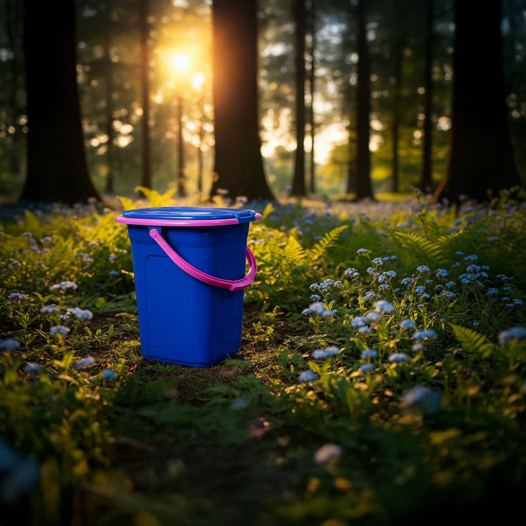 GreenBlue GB320BR Reistoilet, Marineblauw en Roze