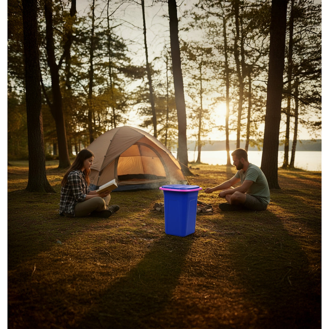 GreenBlue GB320BR Reistoilet, Marineblauw en Roze