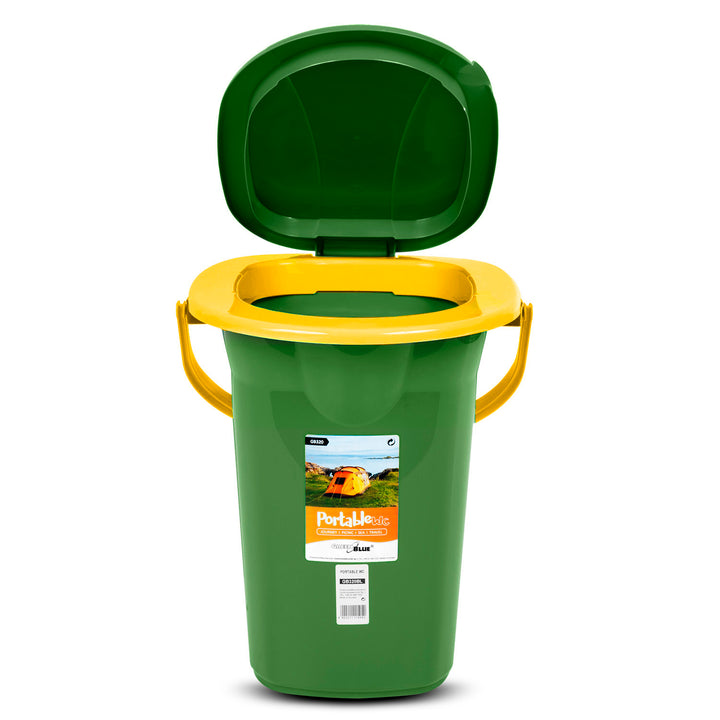 GreenBlue GB320GO toilettes de voyage vert foncé/orange