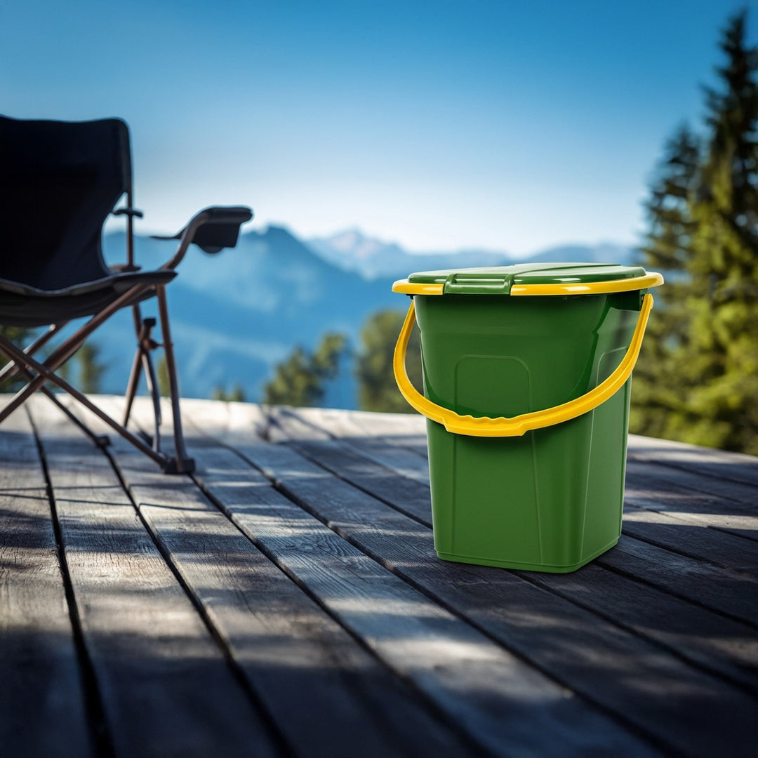 GreenBlue GB320GO toilettes de voyage vert foncé/orange