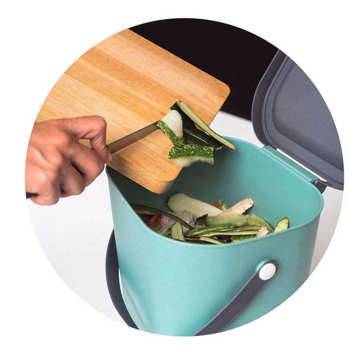 Séparation fonctionnelle bin Rotho Albula 6L citron vert