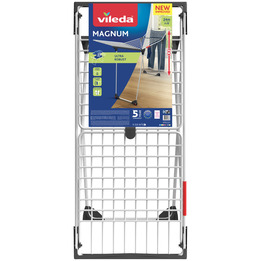 VILEDA Magnum hoogwaardige witte 24m wasdroger