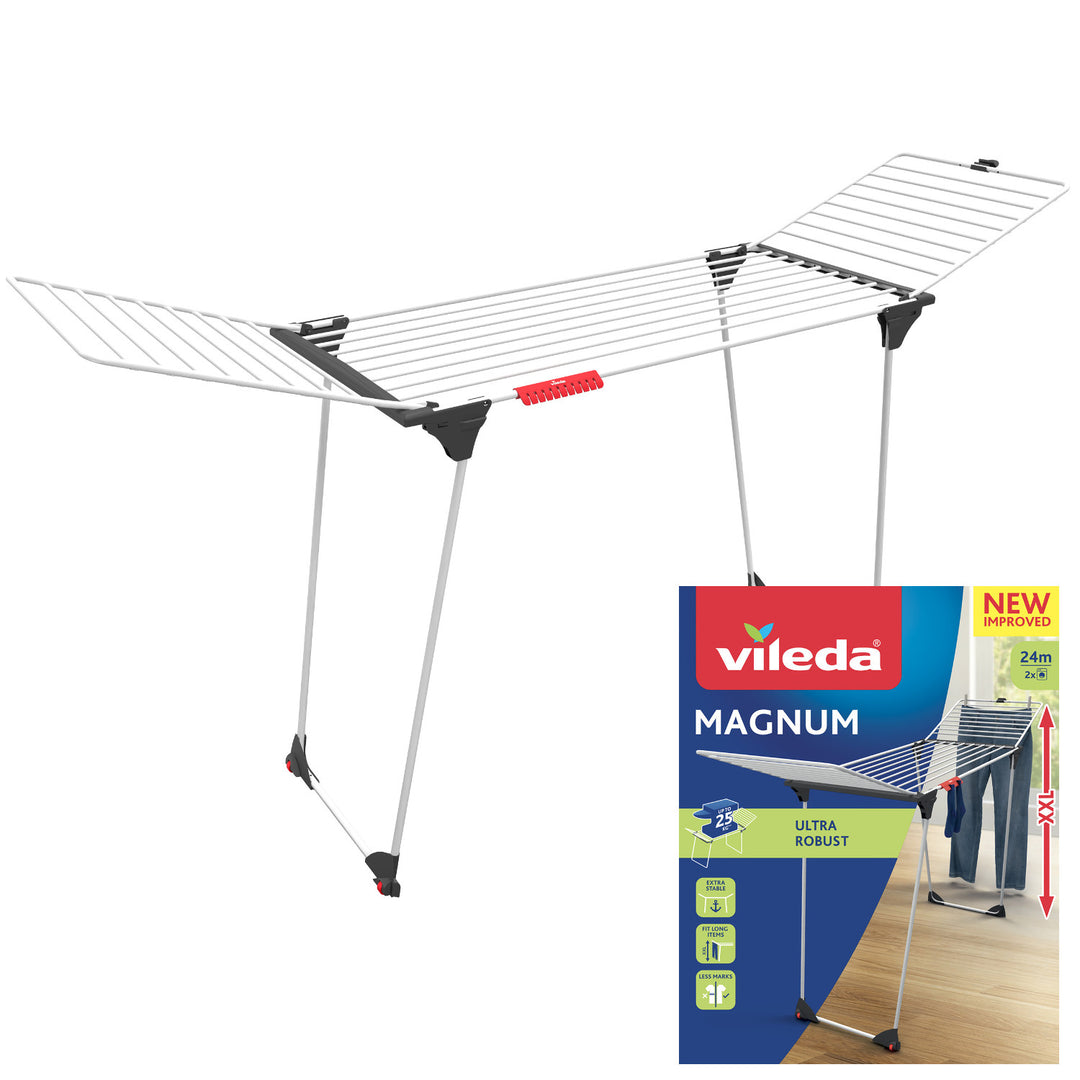 VILEDA Magnum hoogwaardige witte 24m wasdroger