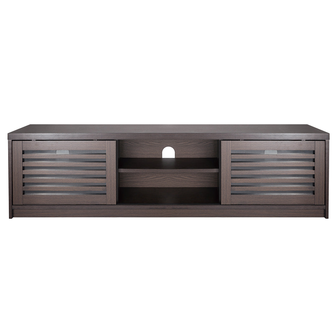 Table meuble TV jusqu'à 65 " avec portes coulissantes Maclean MC-874