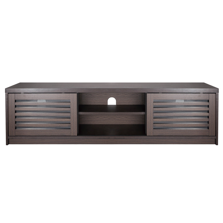 Table meuble TV jusqu'à 65 " avec portes coulissantes Maclean MC-874