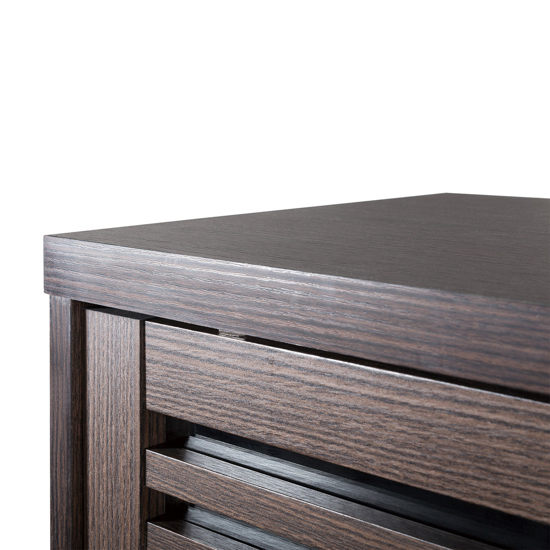 Table meuble TV jusqu'à 65 " avec portes coulissantes Maclean MC-874