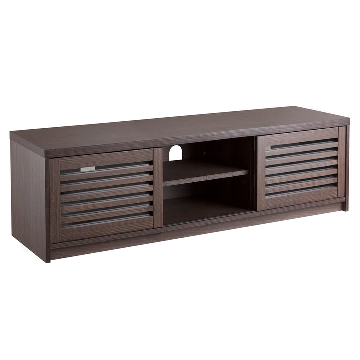 Table meuble TV jusqu'à 65 " avec portes coulissantes Maclean MC-874