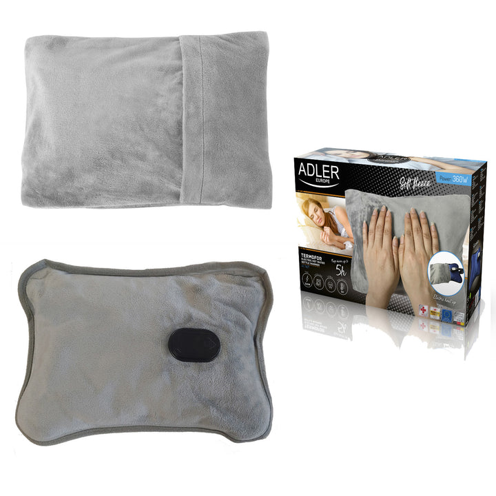 Bouillotte électrique Adler AD 7427 avec housse en molleton doux