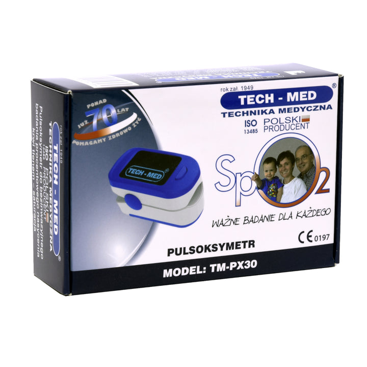 Zwart OLED-display voor Tech-Med TM-PX30 pulsoximeter