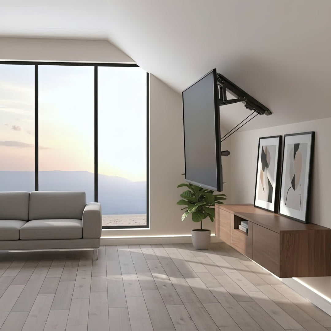 Elektrische plafond-tv-beugel 32"-70" VESA 600x400 Maclean MC-880