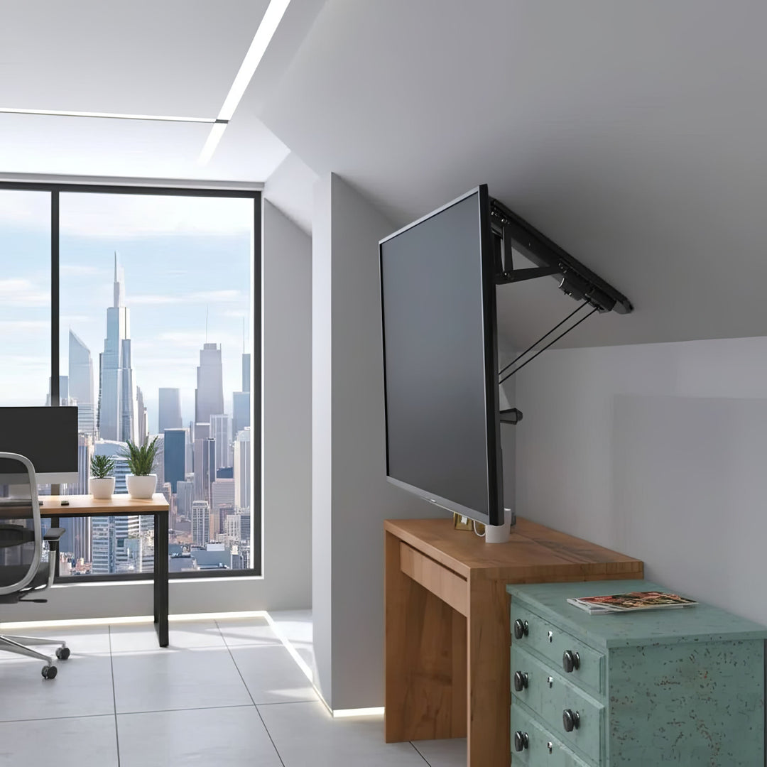 Elektrische plafond-tv-beugel 32"-70" VESA 600x400 Maclean MC-880