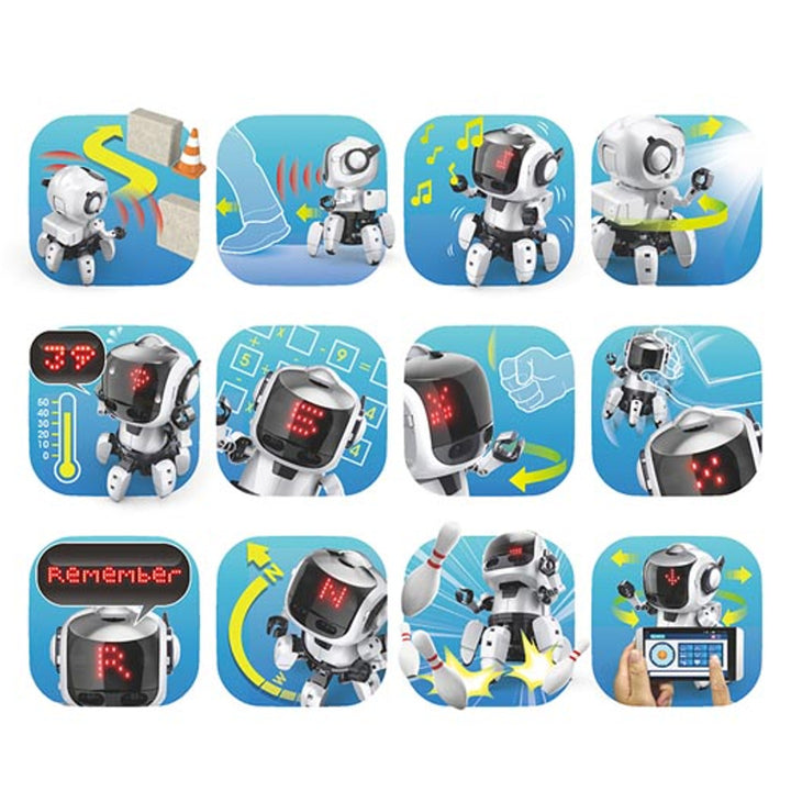 Kit de construction de robot Mirco: Tobbie II KSR20 bit Amusement et éducation