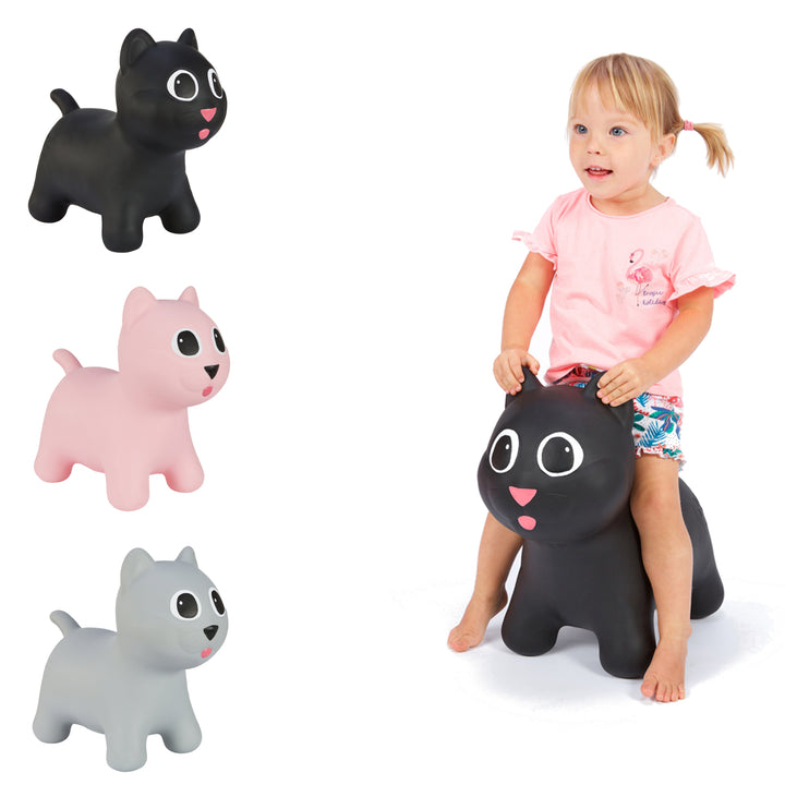 Pink Tootina kitty - jouet gonflable de saut pour les enfants