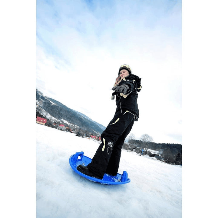 Luge ronde  enfants et adultes  avec poignées latérales Prosperplast Speed bleu