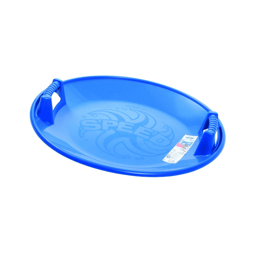 Luge ronde  enfants et adultes  avec poignées latérales Prosperplast Speed bleu