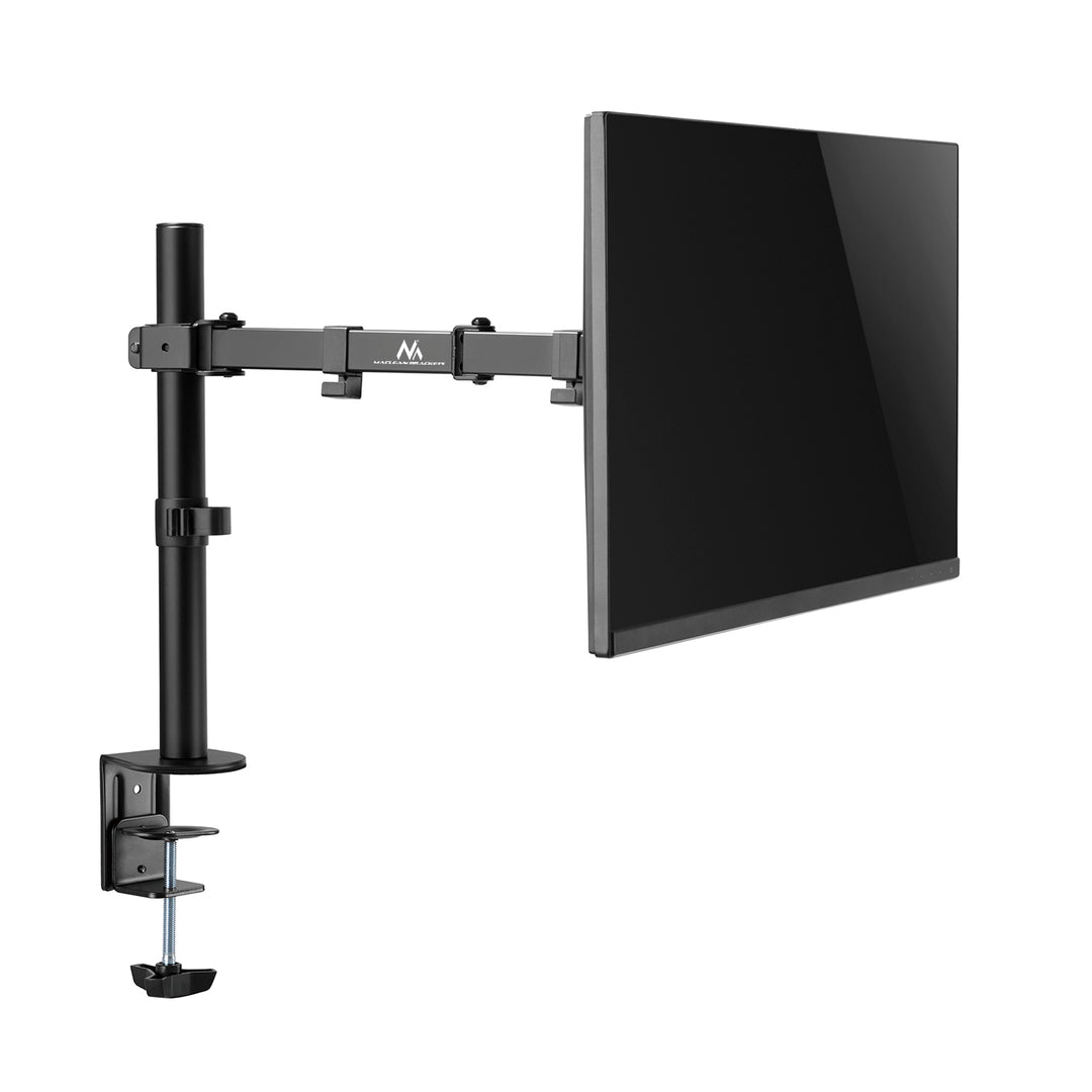 Verstelbare bureausteun voor 17-32" LCD-monitor 8kg vesa 75x75 en 100x100 dubbele arm Maclean MC-883