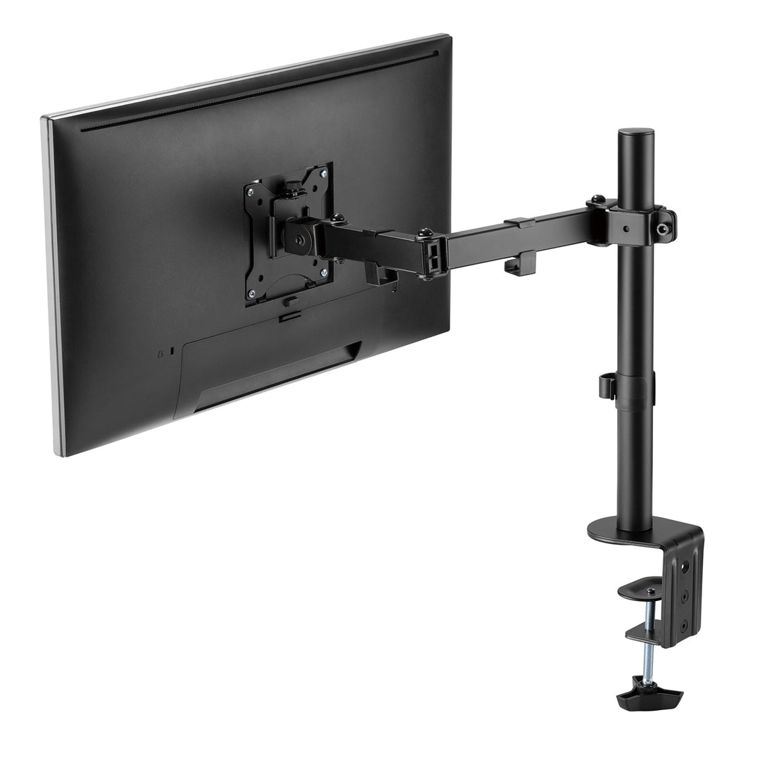 Verstelbare bureausteun voor 17-32" LCD-monitor 8kg vesa 75x75 en 100x100 dubbele arm Maclean MC-883