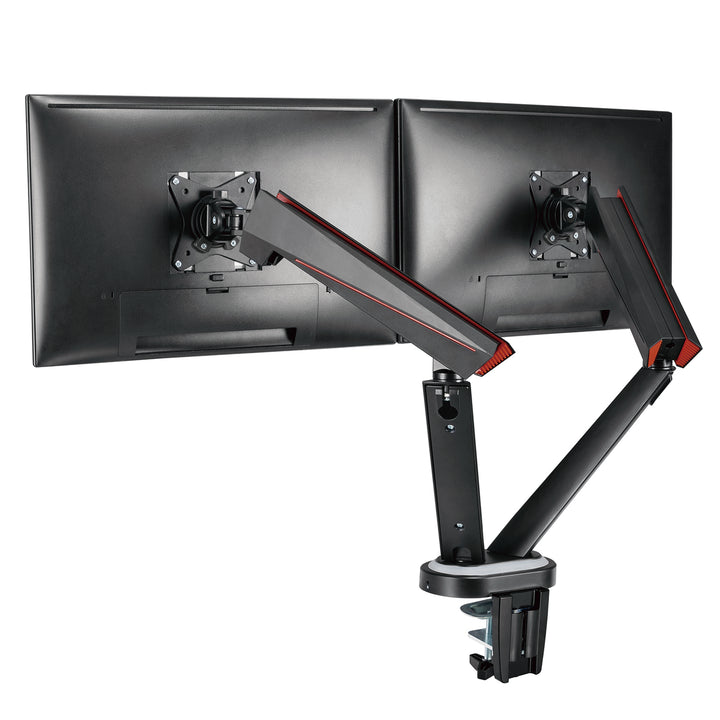 Gelede arm voor 2 gamingschermen 17-32" 2x 8kg LCD NanoRS RS887 17-32" 2x 8kg (max 16kg) vesa 75x75 en 100x100