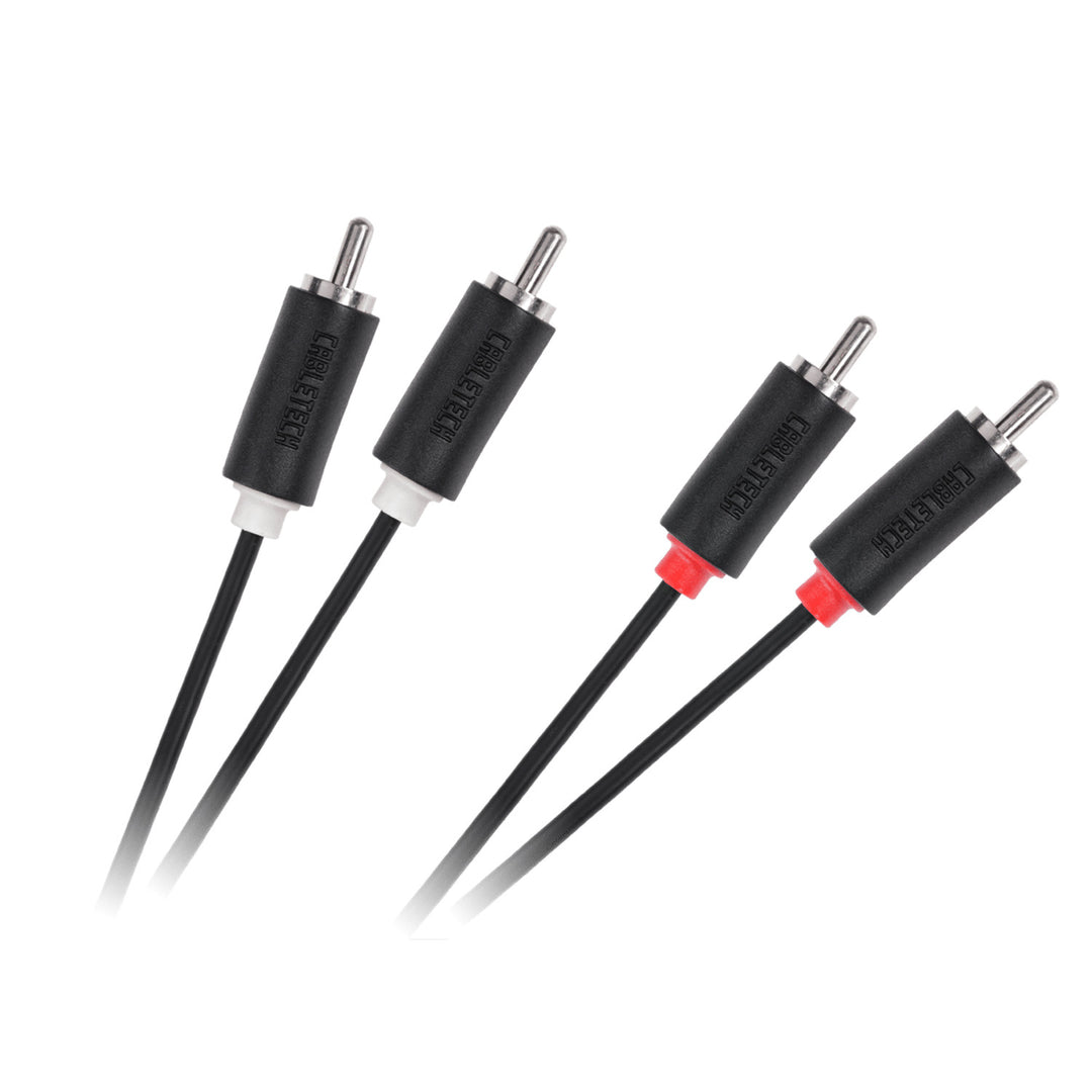 Cabletech Standaard 2RCA-2RCA 1,8 m audio-videokabel