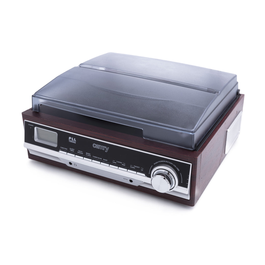 Platenspeler met radio en Bluetooth / MP3 / USB / SD / Opname Camry CR 1168