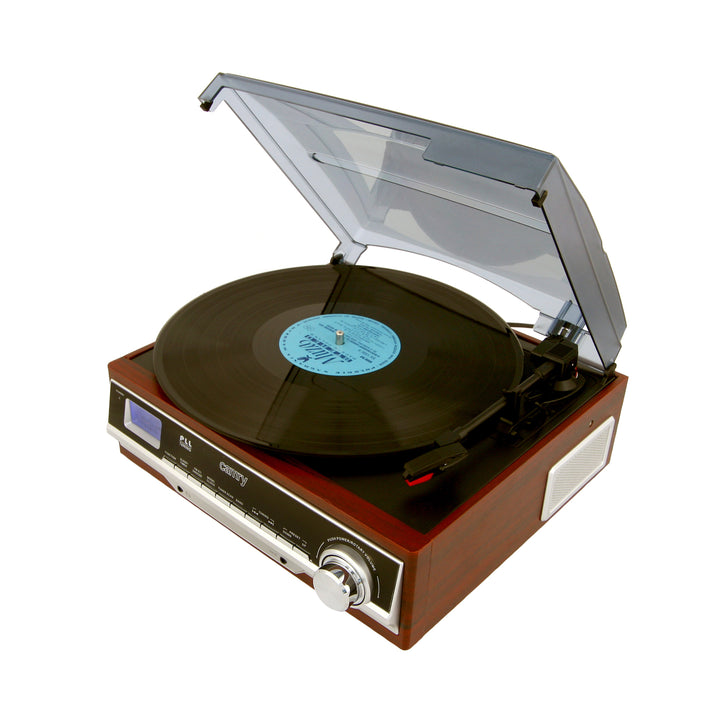 Platenspeler met radio en Bluetooth / MP3 / USB / SD / Opname Camry CR 1168