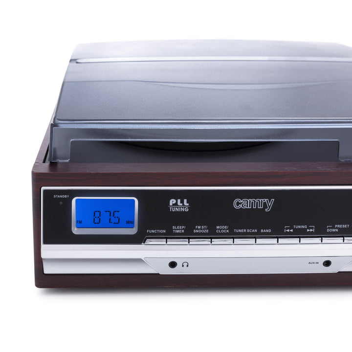 Platenspeler met radio en Bluetooth / MP3 / USB / SD / Opname Camry CR 1168