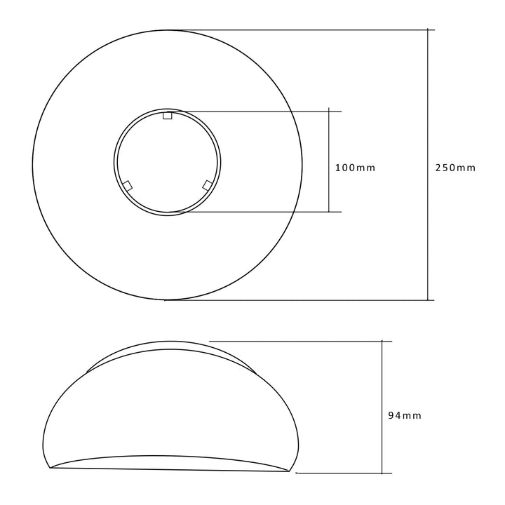 Reflectorlampenkap voor 30W MCE261 Maclean Energy MCE415 LED-lamp