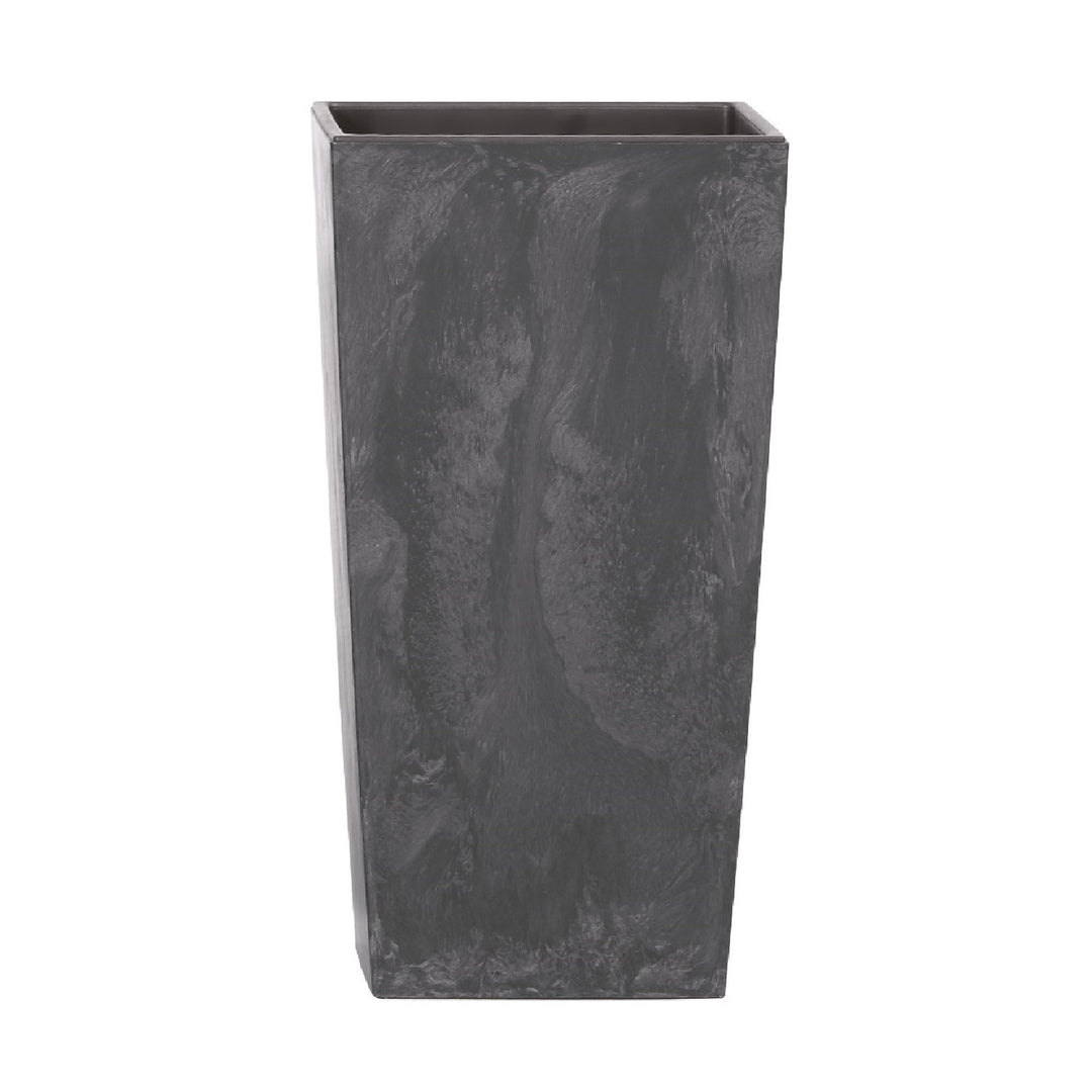 Pot de fleurs 16,3L Urbi Square Effect anthracite DURS225E-S433