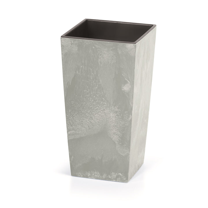 Pot de fleurs avec insert carré béton 140 mm Urbi Square