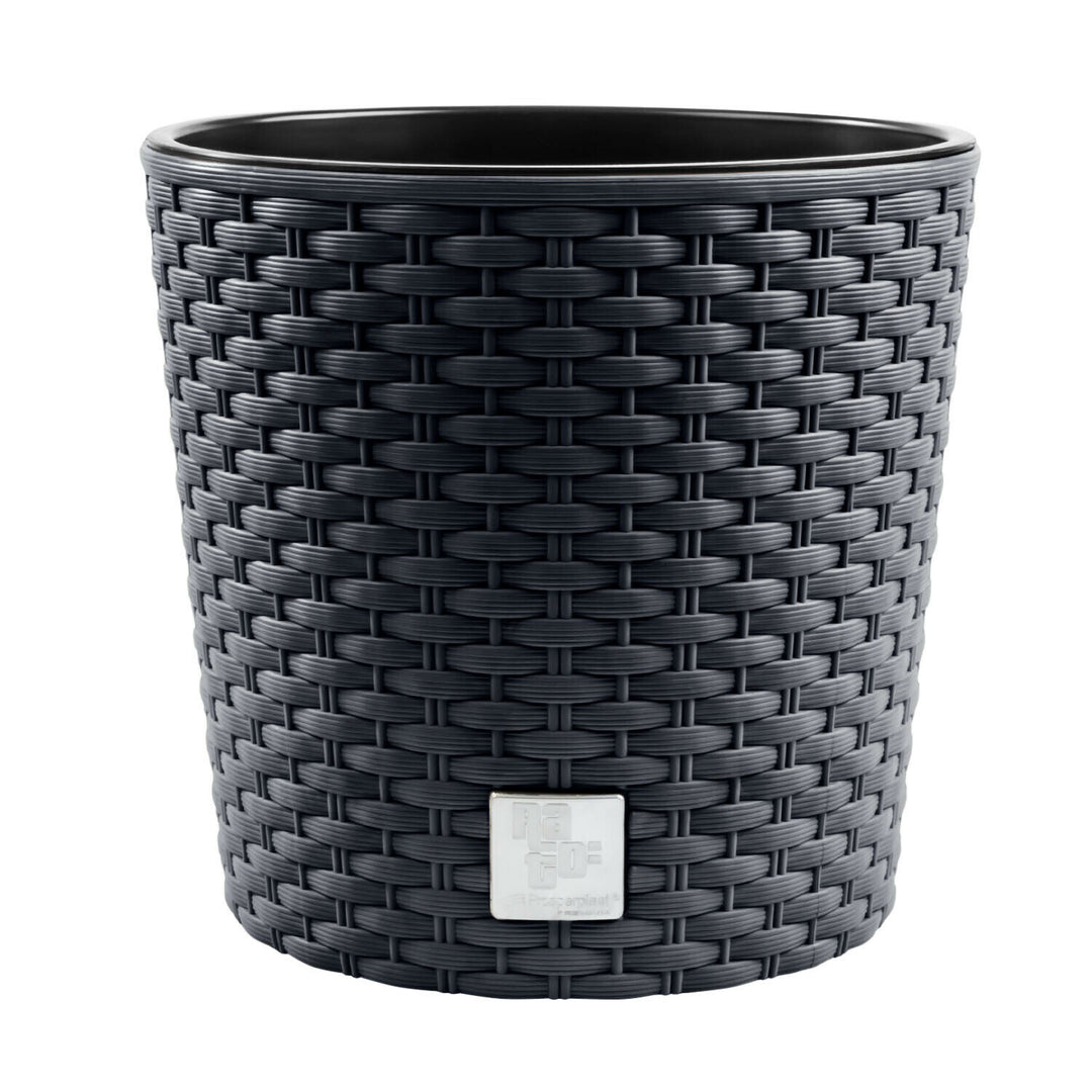 Bloempot met inzet Prosperplast Rato Rond DRTUS400L-S433 - antraciet