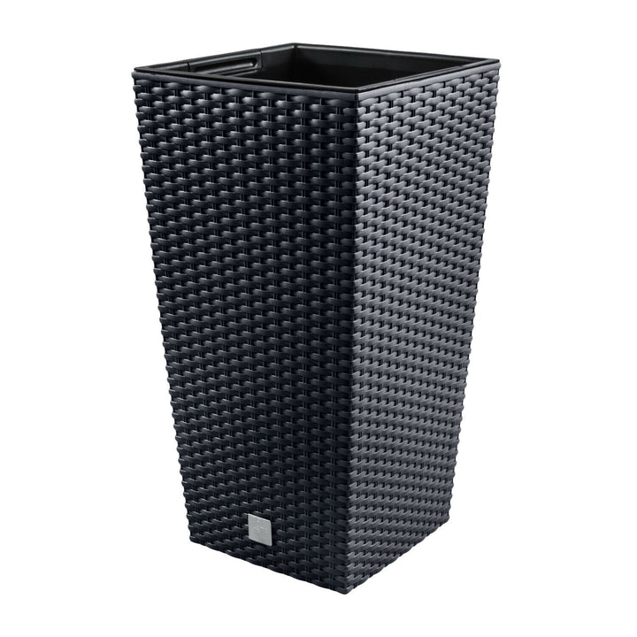 Bloempot met inzet Prosperplast Rato Square DRTS170-S433 - antraciet