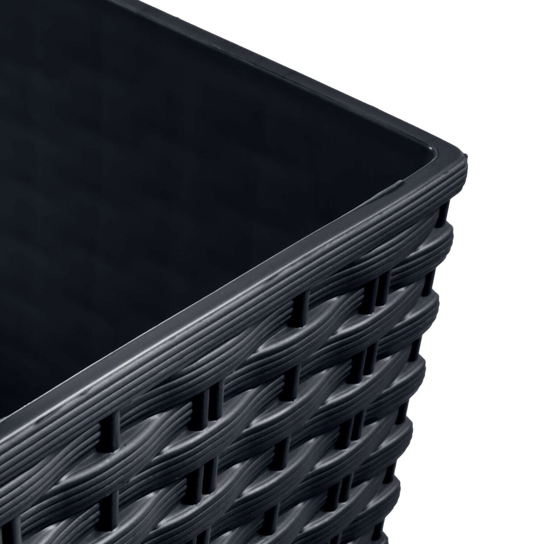 Pot de fleur avec insert Prosperplast Rato Square DRTS400-S433 - anthracite
