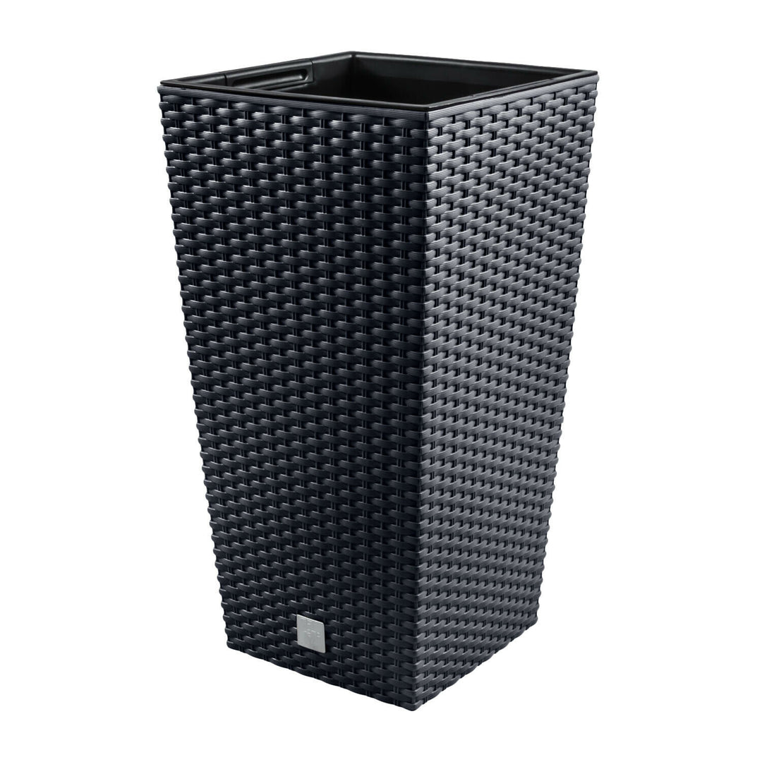 Pot de fleur avec insert Prosperplast Rato Square DRTS400-S433 - anthracite