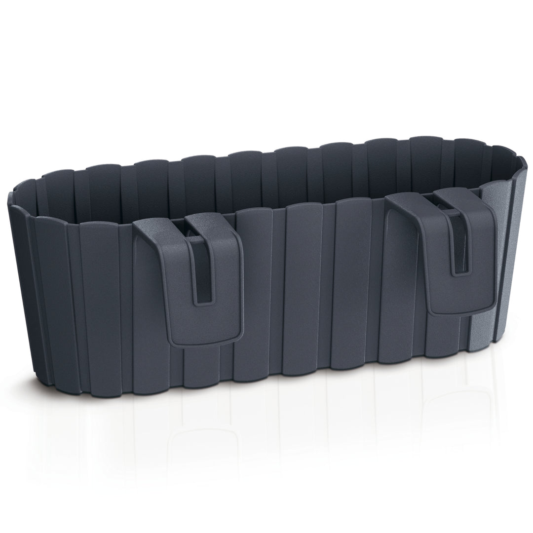 Pot de fleurs 4,9L avec crochets Boardee Hook DDECZ400 anthracite
