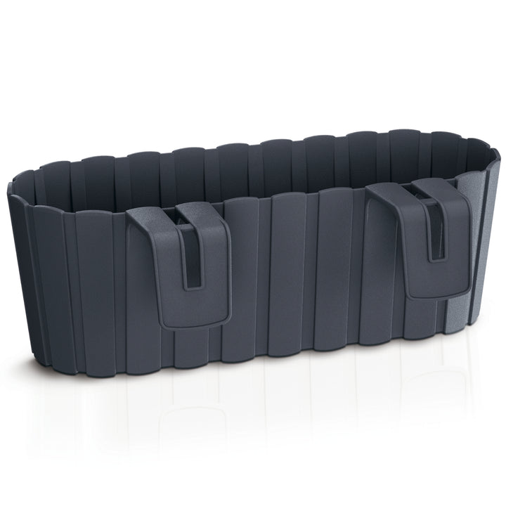 Pot de fleurs 4,9L avec crochets Boardee Hook DDECZ400 anthracite