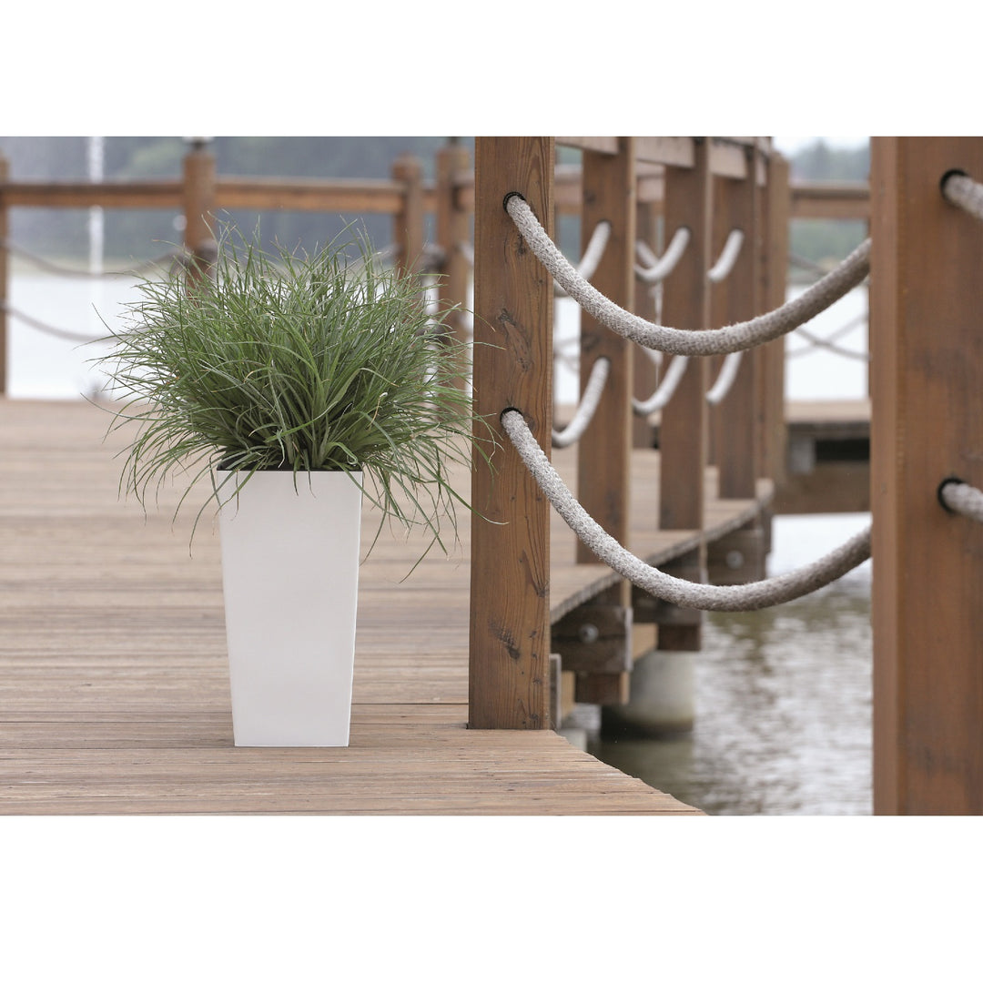 Bloempot met Prosperplast inzet Urbi Square DURS200-S449 - wit